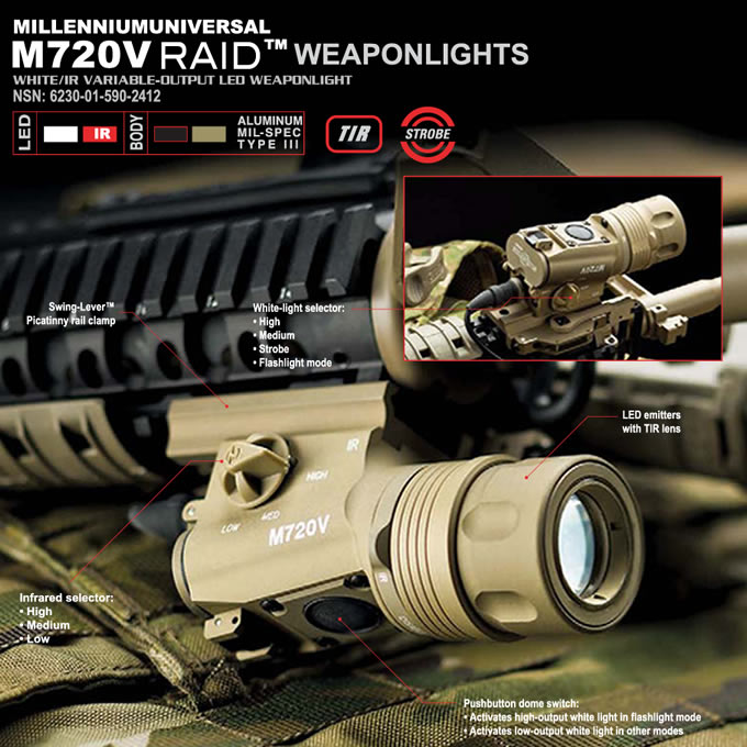 Surefire M720V IR LED戰術槍燈TAN色預訂商品| 露天市集| 全台最大的網