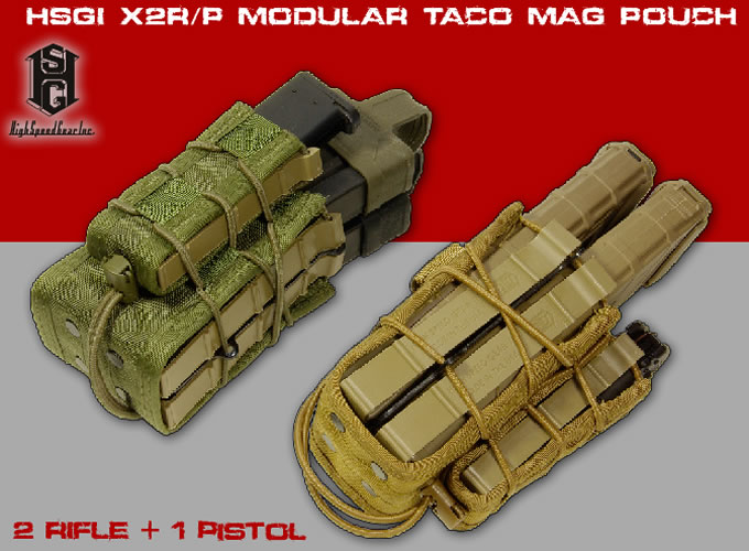 X2R/P MODULAR DOUBLE TACO MAG POUCH / HSGI