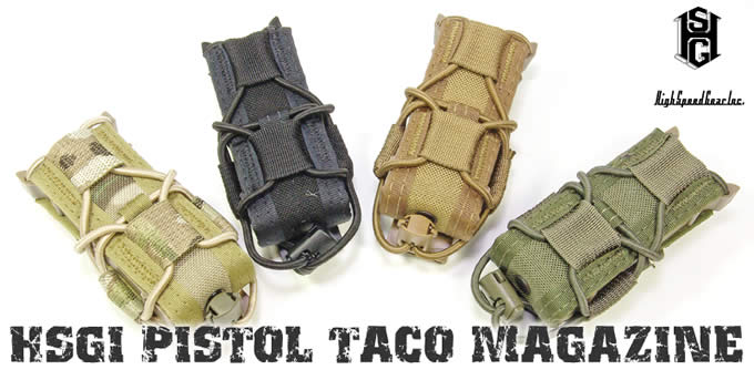 PISTOL TACO SINGLE UNIVERSAL MAG POUCH / HSGI