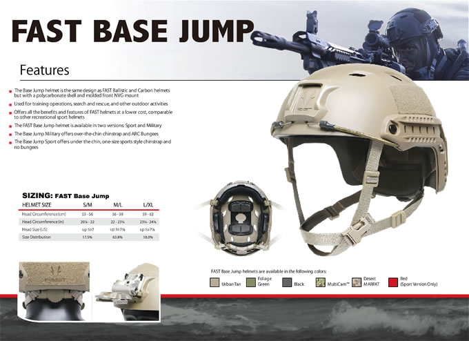 Ops core store base jump helmet