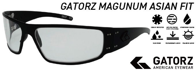 【低価お買い得】GATORZ MAGNUM (Asian Fit) 調光レンズ 個人装備