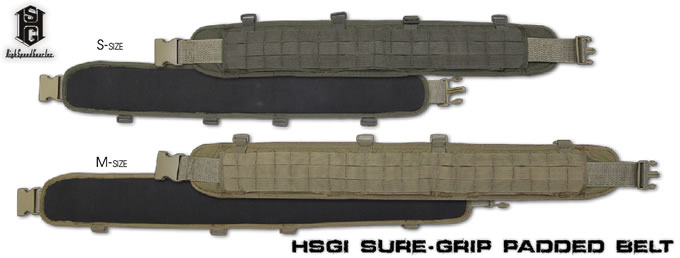 AGGRESSOR GROUP WEB SHOP / SURE-GRIP PADDED BELT 31PB/ HSGI