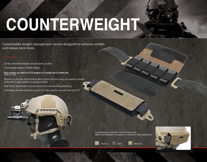FAST REAR COUNTERWEIGHT / OPS-CORE